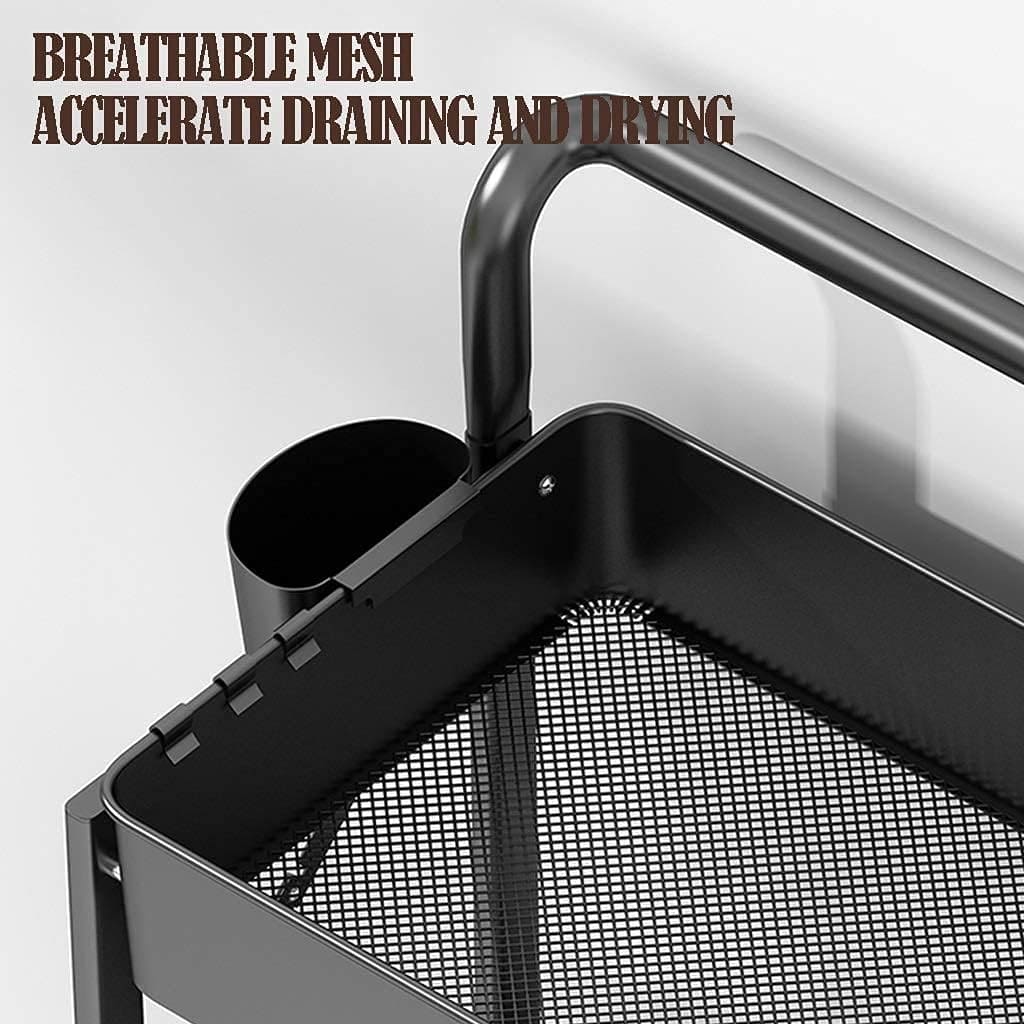 3 Tier Flexible Food Trolley, Home Snack Vegetables Storage Rack with Wheels, Multifunctional 3 Tier Storage Cart, Folding Kitchen Shelves, Plastic & Stainless Steel Storage Cart 3 Tier Flexible Food Trolley, Home Snack Vegetables Storage Rack with Wheels, Multifunctional 3 Tier Storage Cart, Folding Kitchen Shelves, Plastic & Stainless Steel Storage Cart